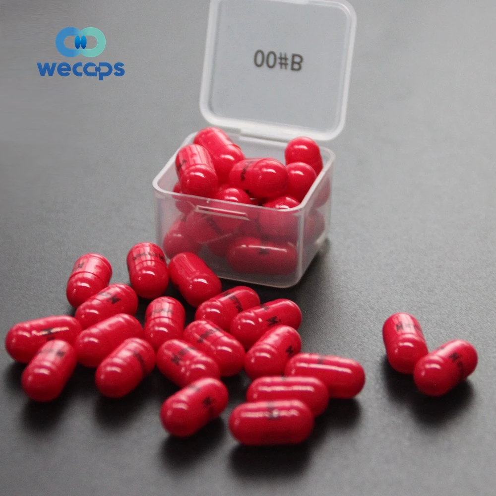 Wecaps оптовая продажа 00 # B пустые капсулы Пустые твердые желатиновые