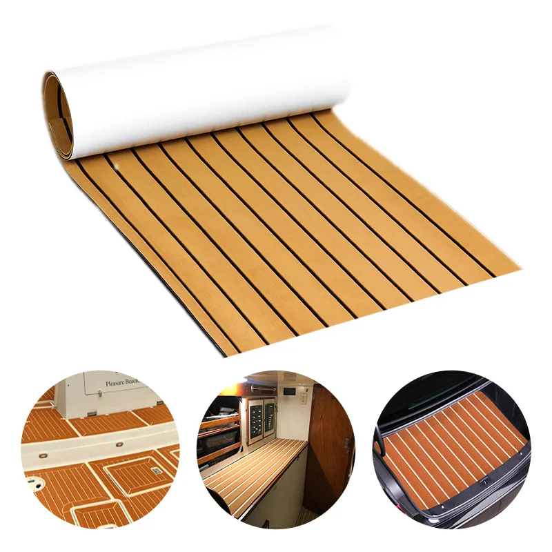 Reliable quality EVA Foam marine flooring Faux Teak yacht Decking Sheet Foam Boat Floor Mat