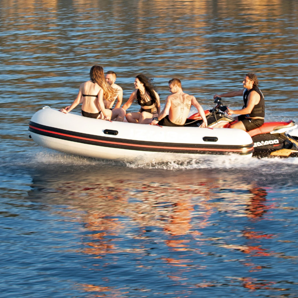 2023 New hot sale  inflatable boat for jet ski rib inflatable boat Inflatable jet ski extension