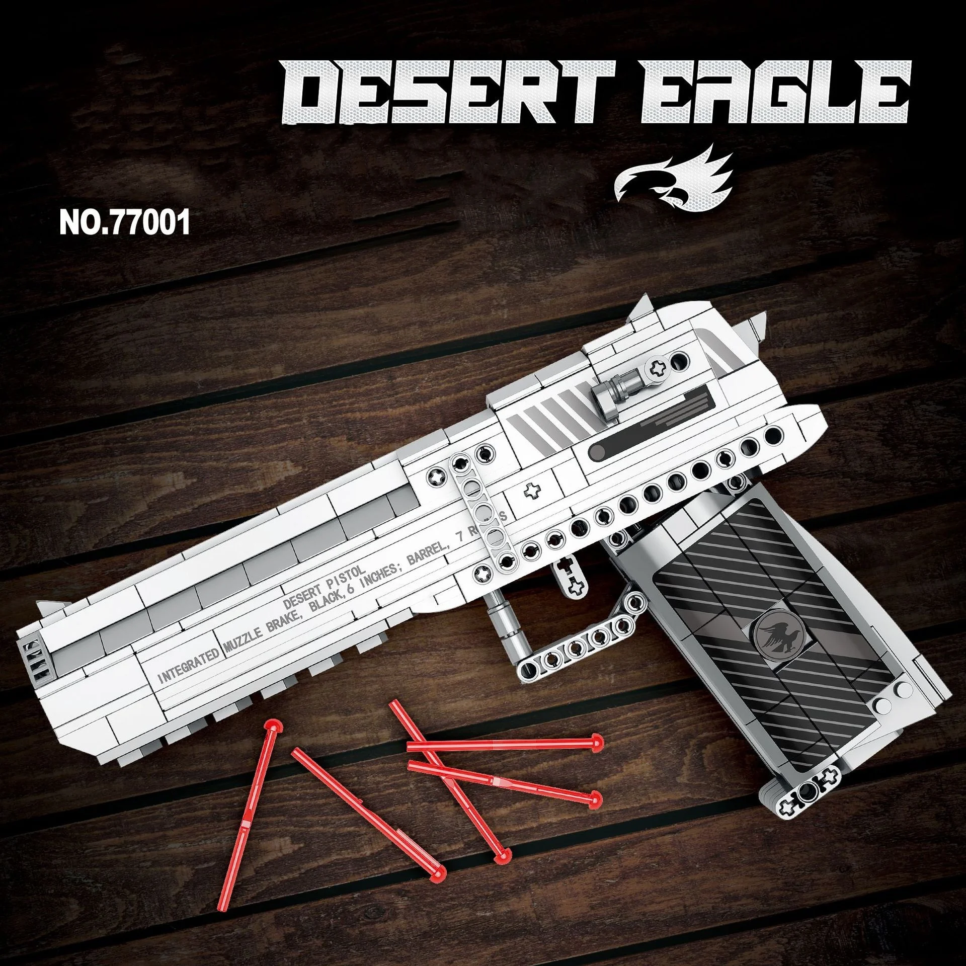 Series 77001-77005 Fire Bullet Weapon 98k M416 Model Technical Assembly Gun Bricks Building Blocks Toys Sets educational toys