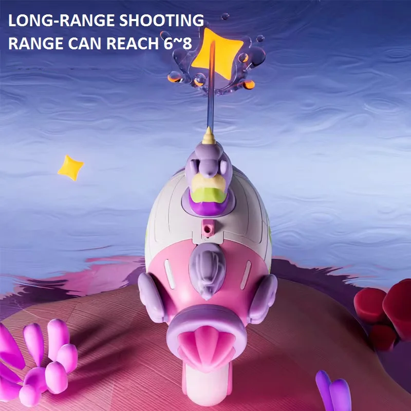 New Electric Toys Double Water Gun Electric Backpack Water Gun USB Spaceman Backpack Summer Water Gun Toy For Kids Children Toys