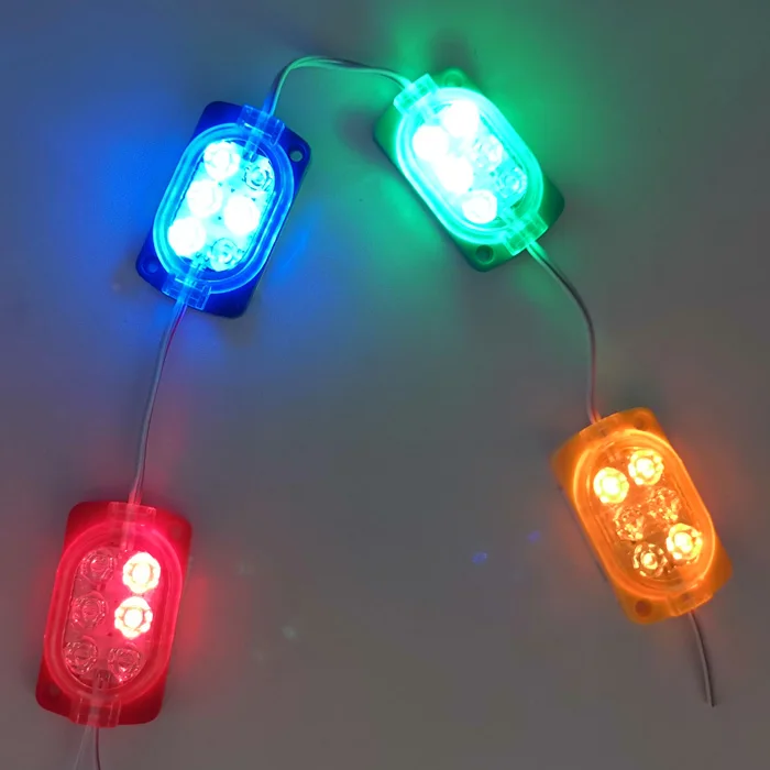 RGB Flash 6 LED Emergency Strobe Module Lights Waterproof Flashing Lights For Truck Car Vehicle LED Warning lights