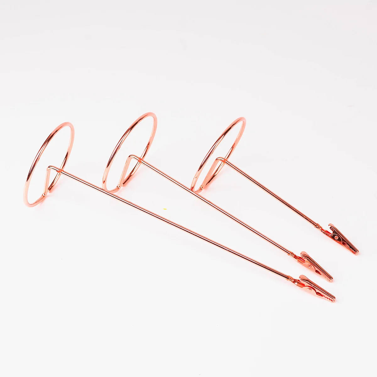 Metal Iron Wire Alligator Paper Note Holder Table Number Stands Sign Desktop Photo Memo Clips Holder Cards Display Clips
