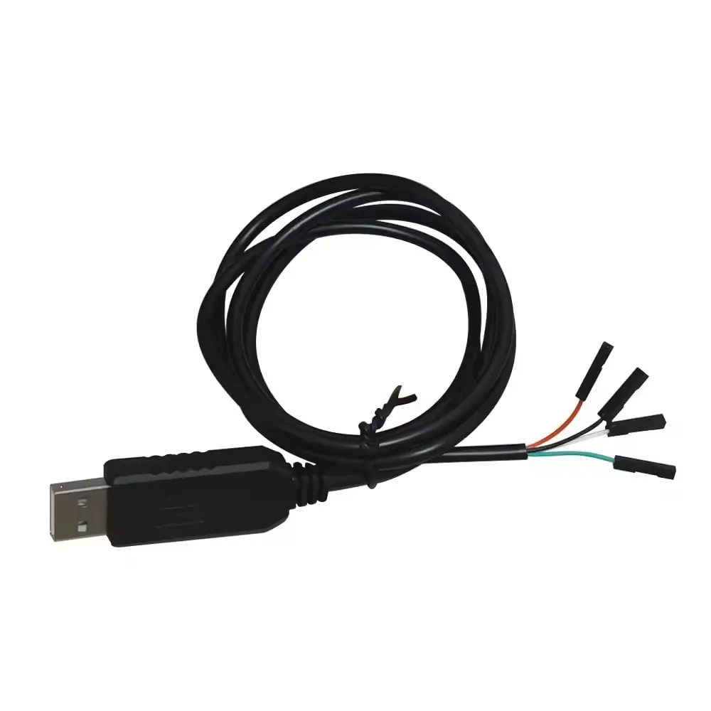 OEM Custom  Length 1 Meter USB To TTL Serial Port Cable RS232 RS422 RS485 0.1 Inch 4 Pin Female 3.3v Converter