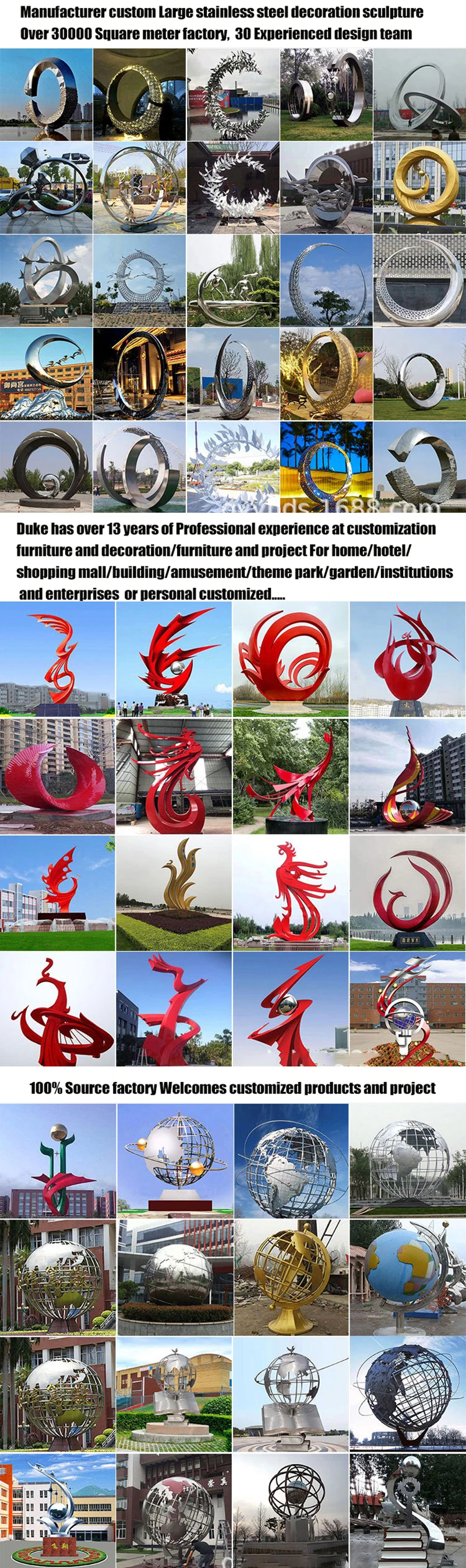 K029 Hardware large mangrove red tree sculpture decoration metal stainless steel garden large sculptures art decorative outdoor