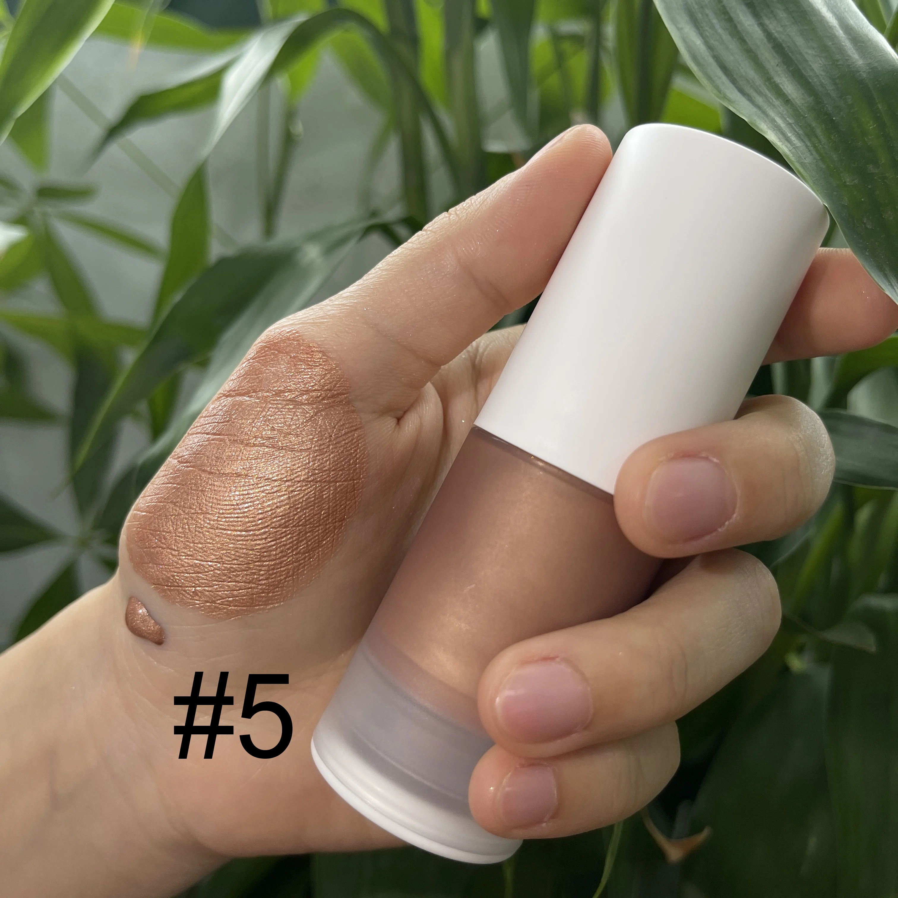 Private Label Vegan Shimmer Spray Makeup Glitter Waterproof Bronzer Gold Liquid Highlighter Body Shimmer Oil