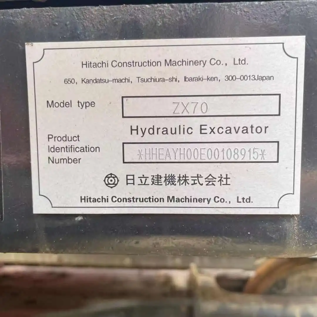 Used excavator Crawler Excavator HITACHII ZX70 used 7 Ton excavator for sale