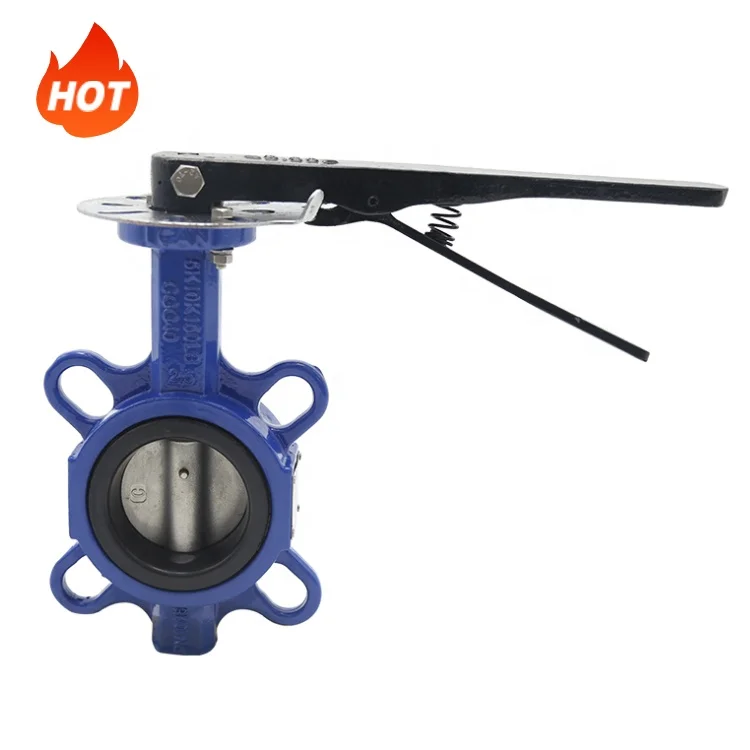 Мягкий клапан-бабочка Bundor DN65 PN10/16 EPDM с рычажным управлением