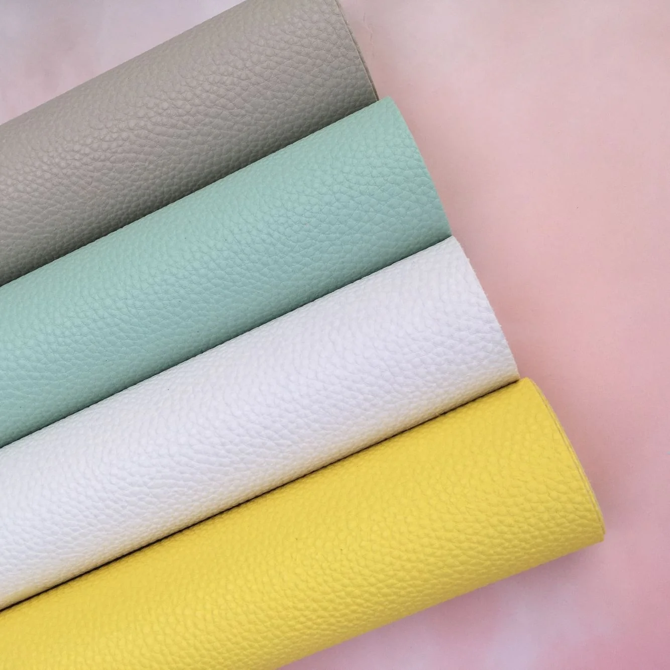 30*135cm solid vinyl synthetic faux leather sheet fabric for DIY bows crafts decoration bags sofa plain designer leather rolls