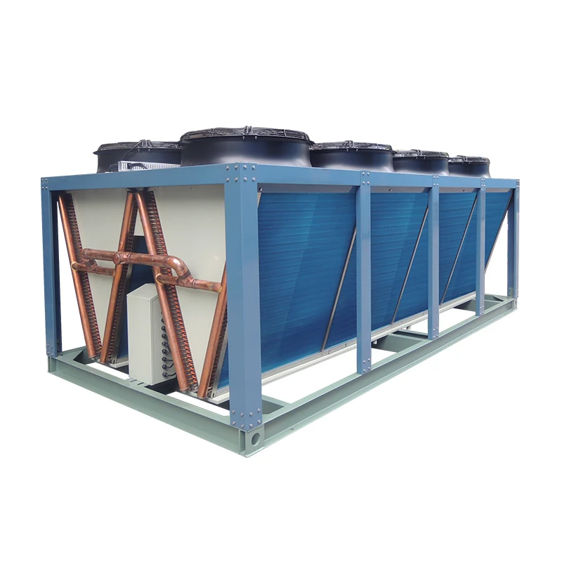 Custom W type Industrial Fin Heat Exchanger for Air-cooled Condenser Evaporator Dry-air Cooler
