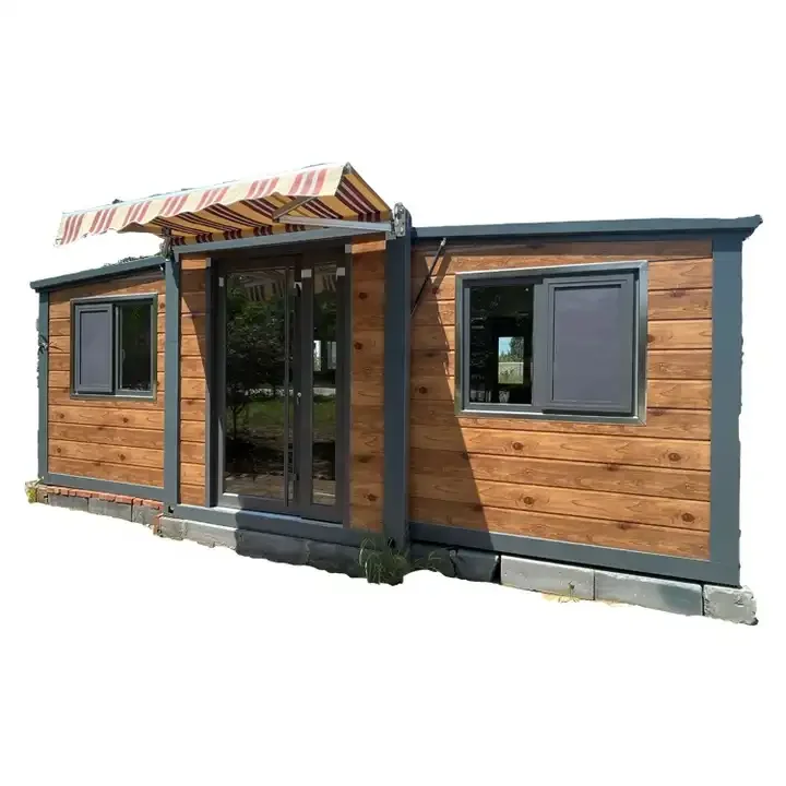 luxury expandable home tiny house prefabricated Prefabricated Hot Sale frame cabin real estate foldable holiday container house