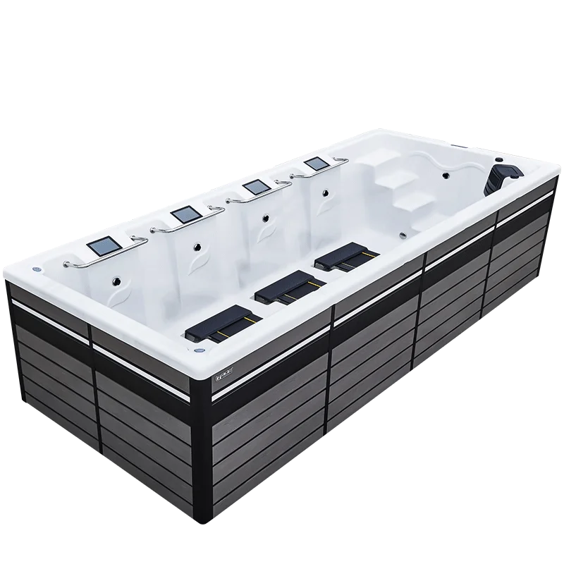 BG-9965 Fashion Factory Hot Tub Whirlpool Bathtub Outdoor Endless With Treadmill Swim Spa Pool