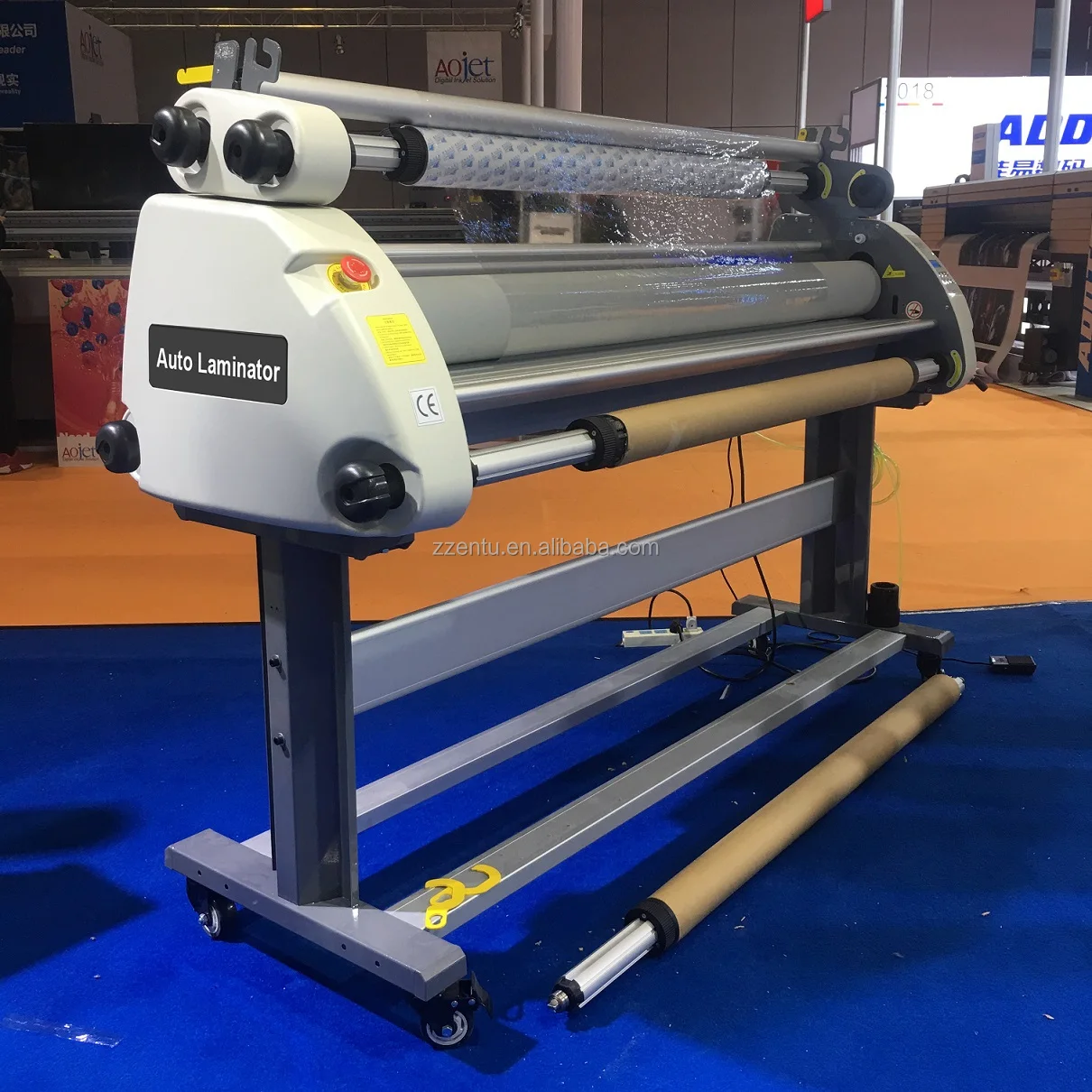 Factory Direct Supply Hot and Cold Single Side Roll Lamination to Laminator 1600mm With Cutting Knife