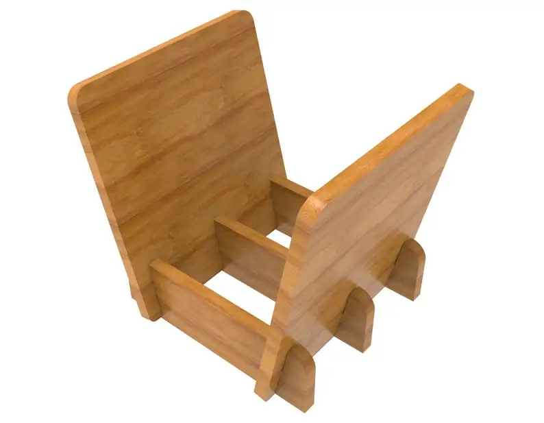 Laptop Holder Book Newspaper Stand Wood Magazine Book Holder Rack