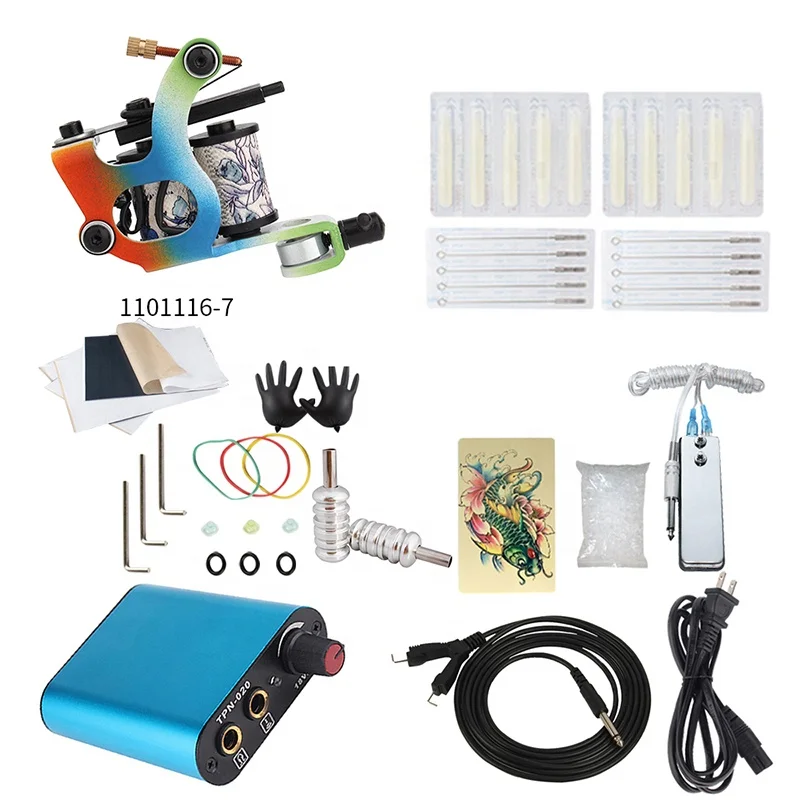 Набор высококачественных тату-машинок профессиональный набор