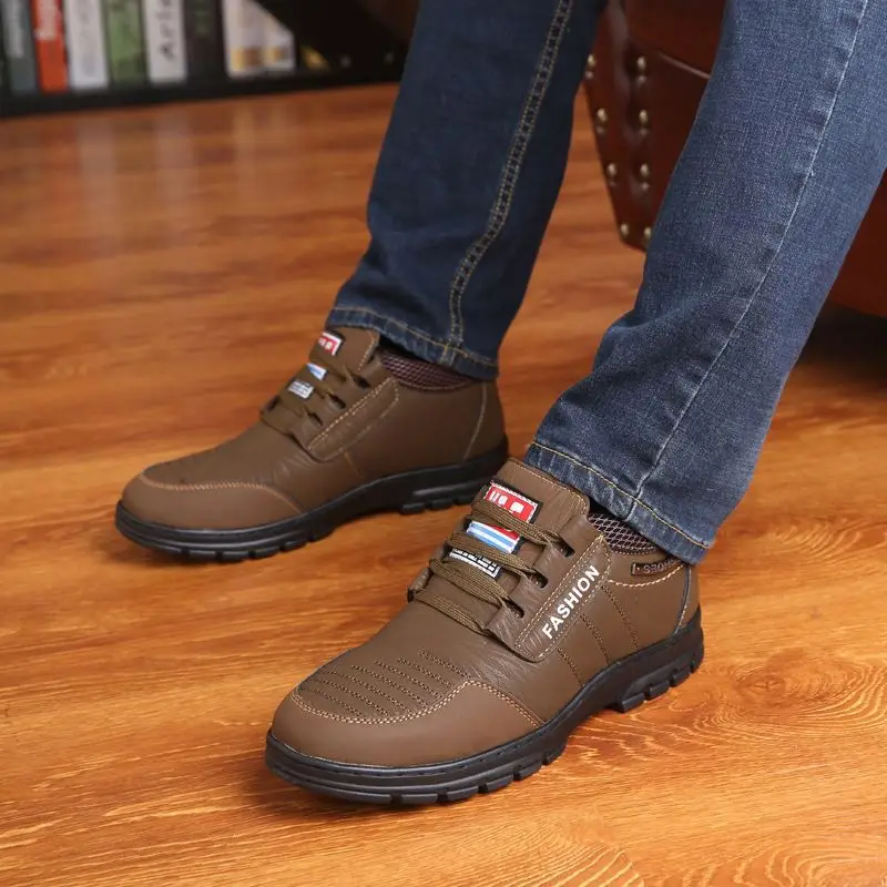 SANMAO New model genuine leather mens casual dress shoes manufacturer