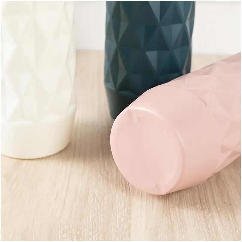 Flower Vase Home Decor Mold De Modern Mini Wedding Porcelain Small White For Centerpieces Wedding Plastic Fake Flowers With Vase