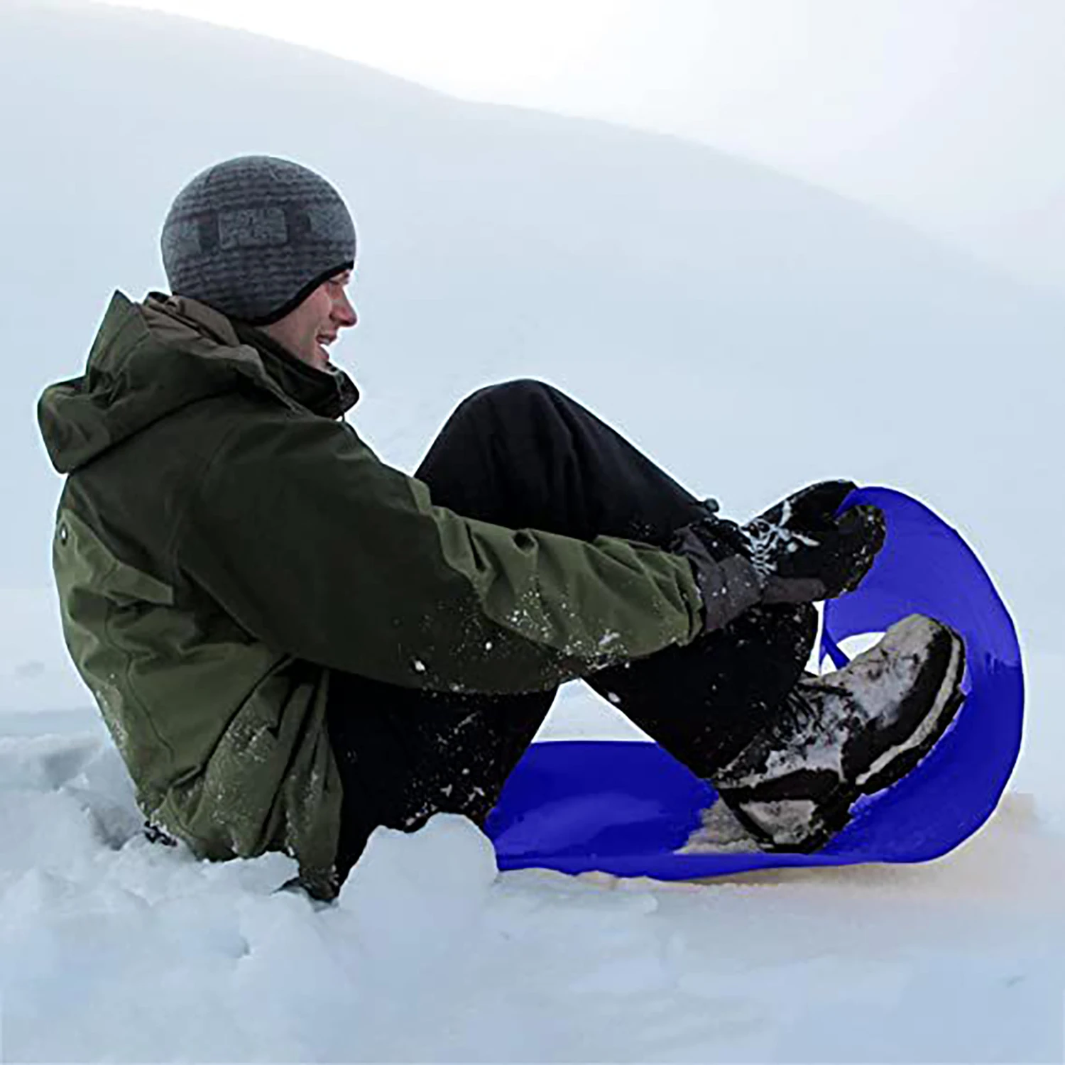 Lightweight Plastic Snowboard Sled Winter Toys