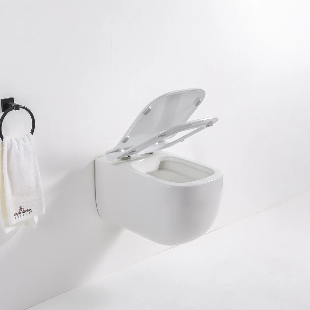 commode good price wall hung ceramic toilet bowl sanitary ware modern closestool hanging bathroom toilet sets