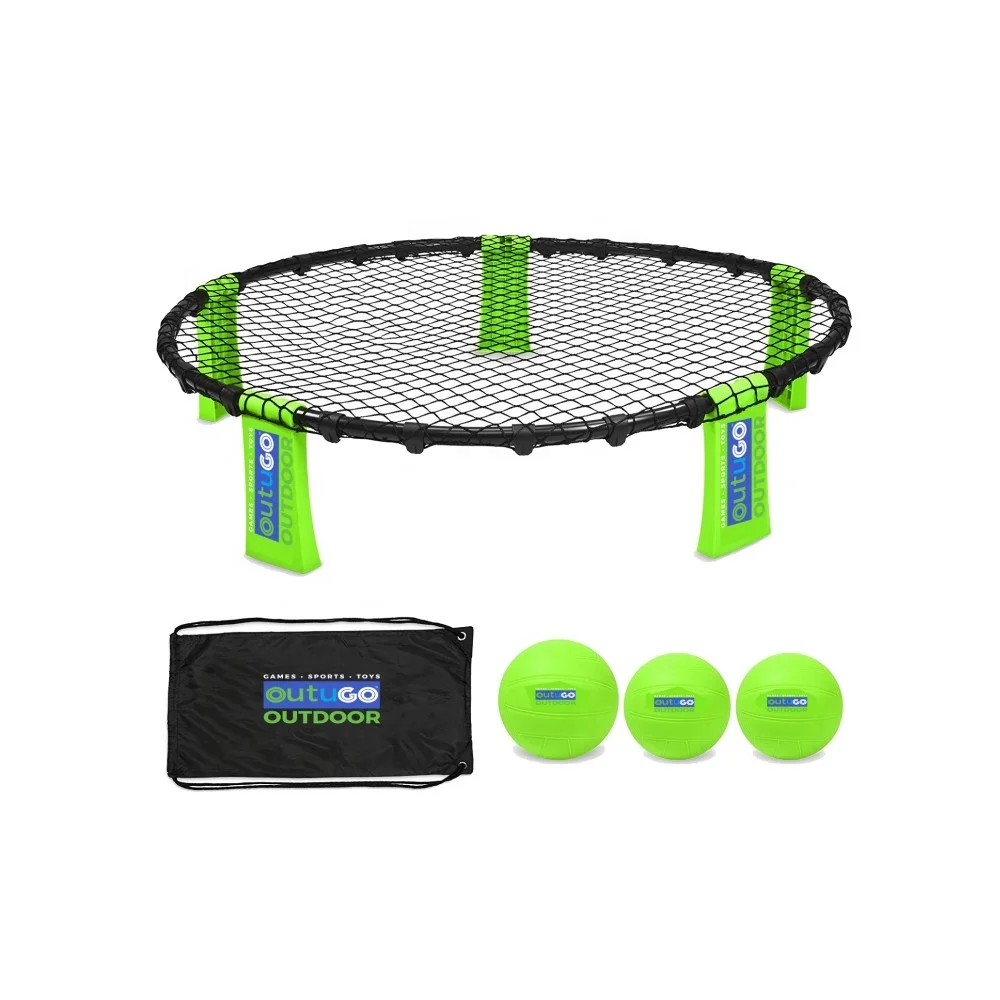 Outdoor Smash ball Standard 3 Ball Roundnet Kit Beach Ball Game Set
