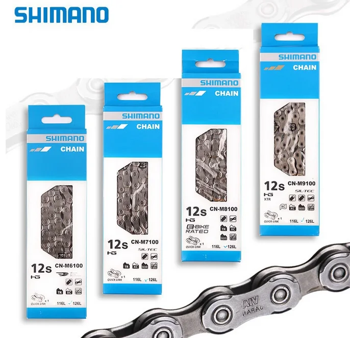 Shimano 8/9/10/11/12 Speed M7100 M8100 HG Chain Bicycle Chain Mountain Bike Road Racing Ebike Chain Boxed packing
