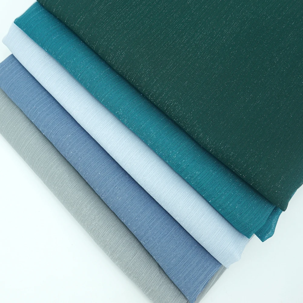 Hot Selling High Quality Women Scarf Shimmer Chiffon Shawl Arab Abya Muslim Scarves And Shawls Hijab