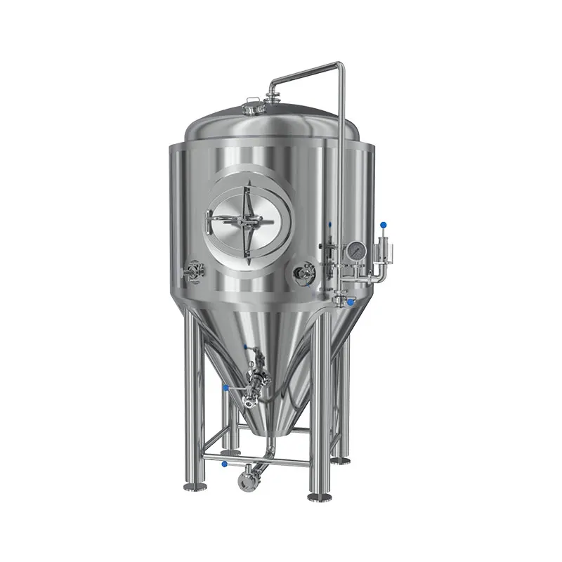 1000l Stainless Steel Beer Fermenter Tanks Industrial Fermenter Unitank For Sale