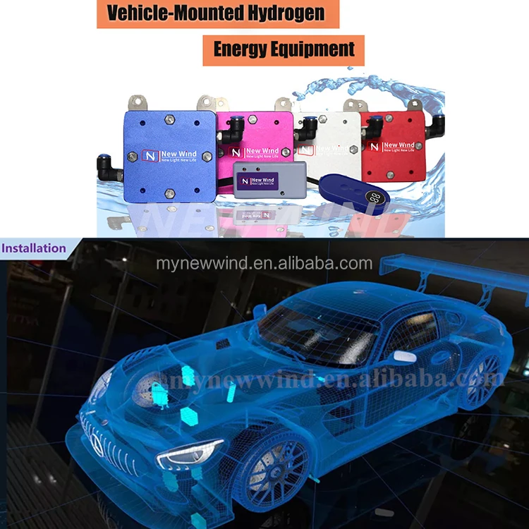 Crazy Hot Hydrogen Generator Car Kit Engine Parts Water Generator Fuel Cell System