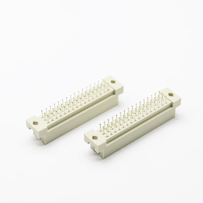 Factory outlet Eurocard connector male third Rows 2.54 pitch height 12.9mm positions 16-32pin straight PCB DIN 41612 connector