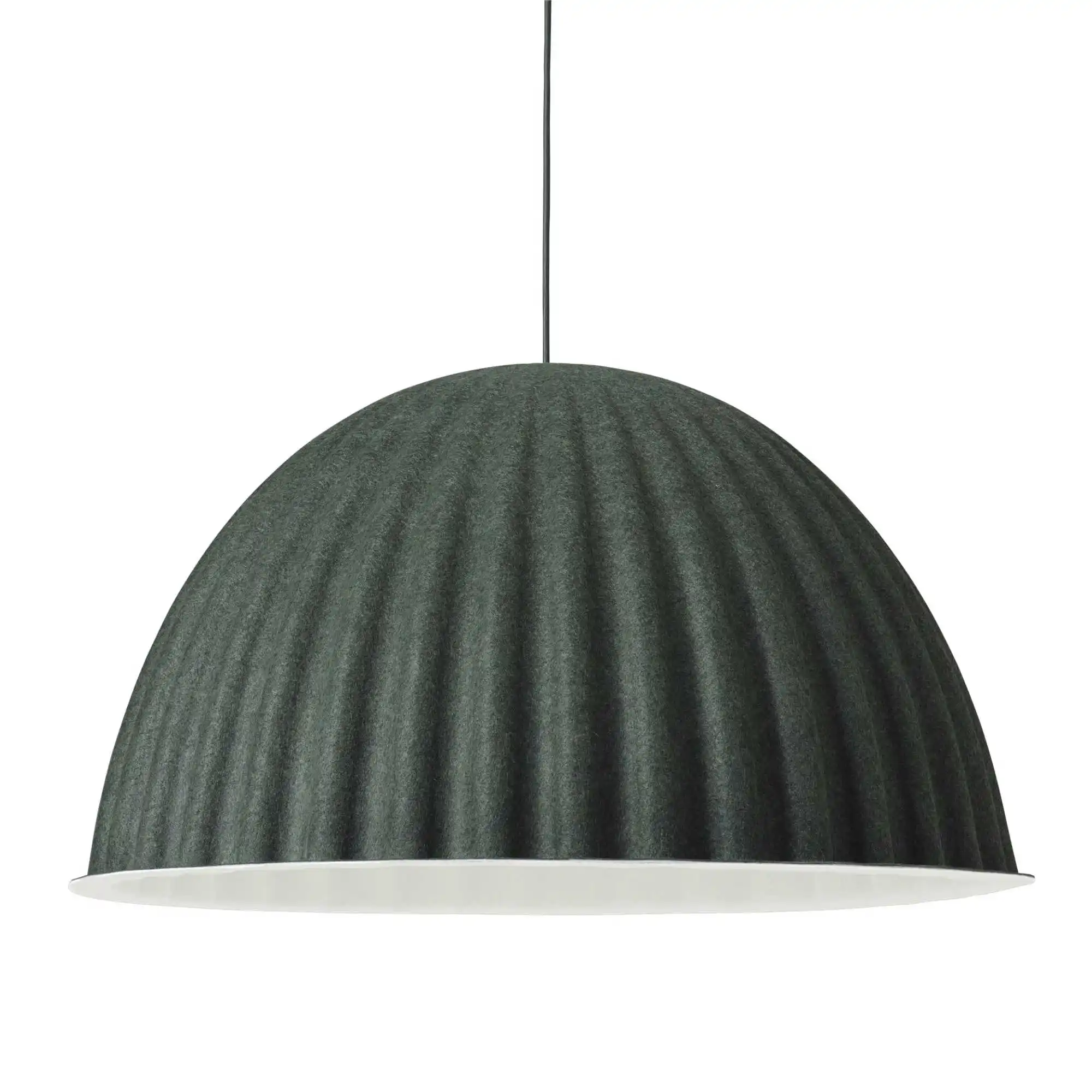 AC01048 acoustic felt pumpkin style circle hanging lamp indoor sound absorption pendant light