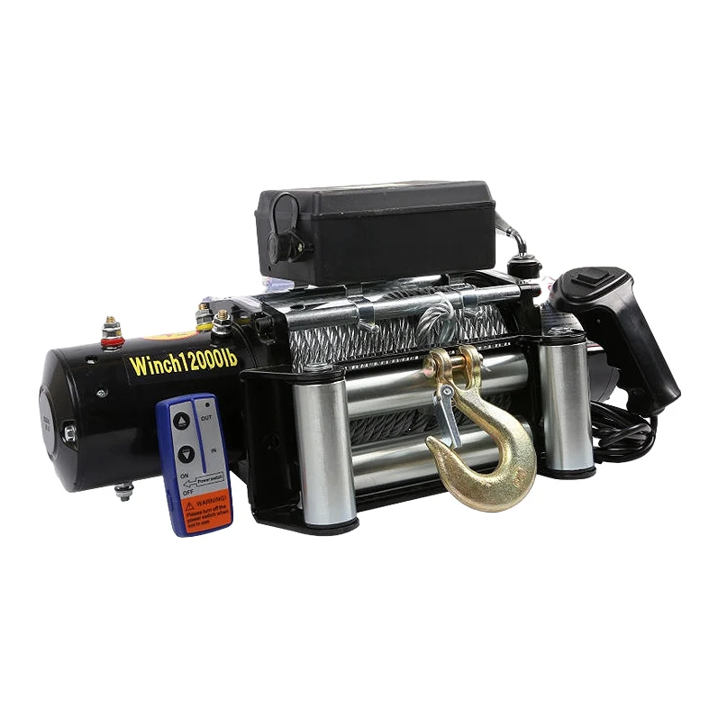 12v / 24v Off Road Self Rescue Electric Winch 12000 Pound Vehicle Electric Winch Automobile Winch