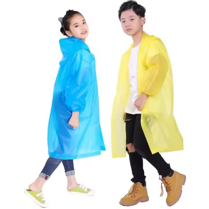 Детский дождевик с пуговицами и бантом От 2 до 10 лет