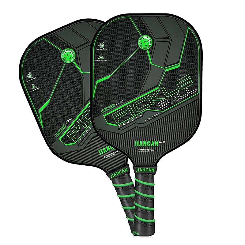 Pickleball Paddles Graphite Carbon Fiber USAPA APPROVED Pickleball Rackets Lightweight Pickleball Racquet Set of 2 OEM
