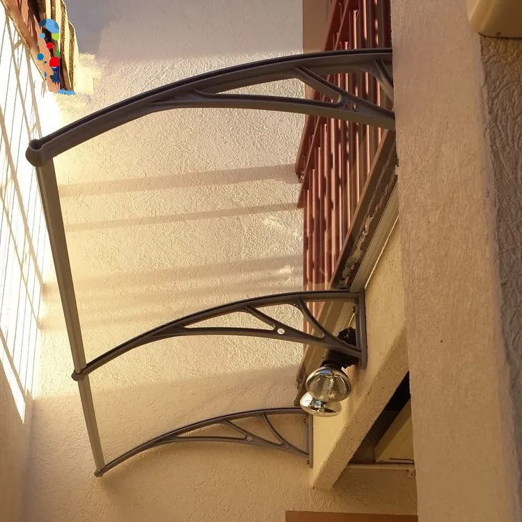 Amas 100*240 см алюминиевый кронштейн навес поликарбонатный передней двери навесы для