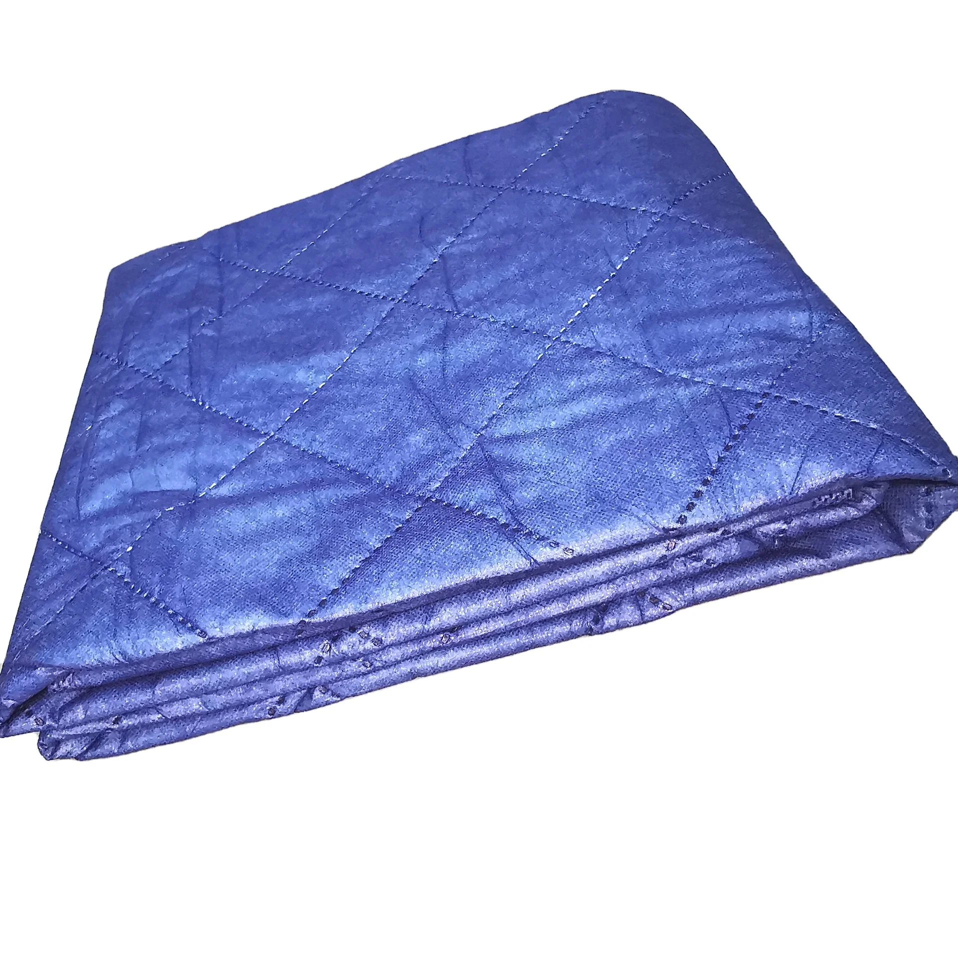 disposable non woven blanket disposable medical blanket blue color in size 110*190cm
