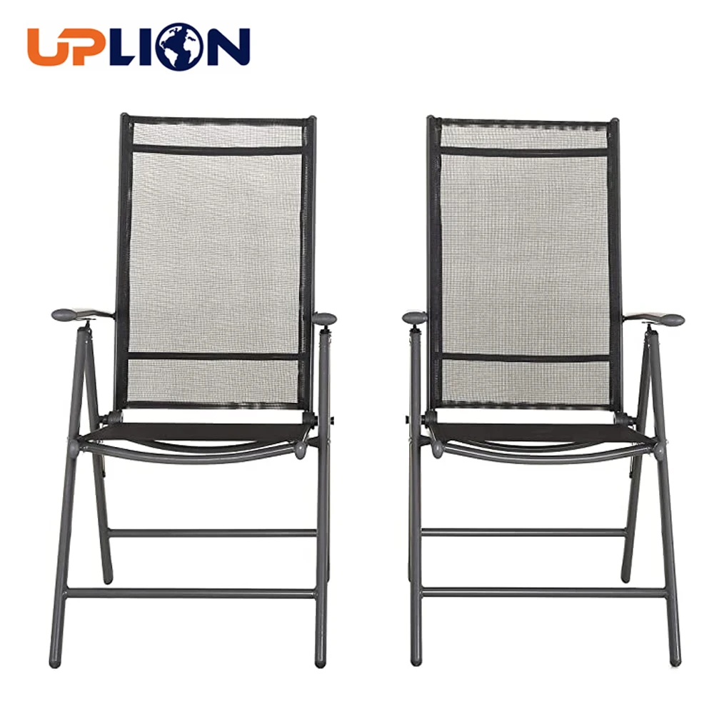 Uplion 7-положение алюминиевые стулья хорошие продажи, для использования на открытом воздухе, отрегулируйте складной садовые обеденные стулья
