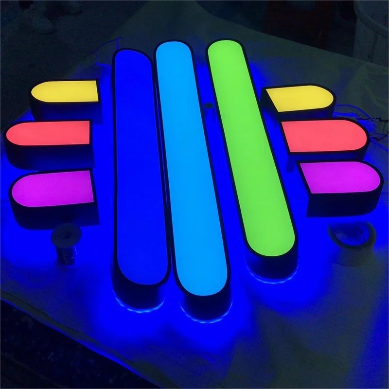 Custom Business Led Sample Box Outdoor Advertising Light up Letters Led Sign Indoor Office Logo Sign
