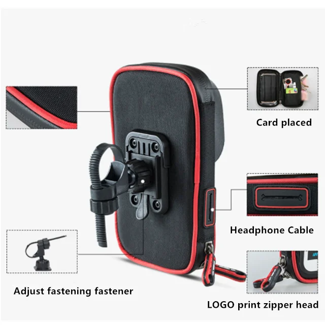 
Multifunctional bicycle upper tube bag waterproof touch screen bike mobile phone holder bag water proof 