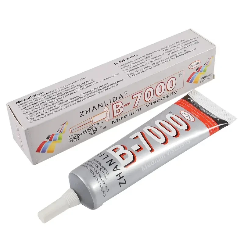 Hot Selling Multipurpose Glue for Repair Mobile Phone Electronic Maintenance Liquid Glue-Zhanlida B7000 50ML