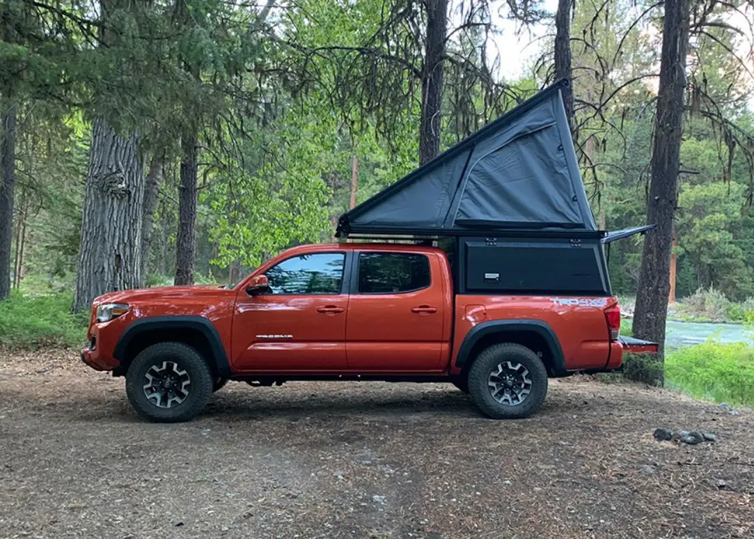 4wd Camper Truck Camping Overland Pickup Aluminium 4x4 Truck Camper Ute Trays Canopy with Tent