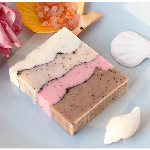 Private Logo Natural Herbal Gardenia Soap Bar Cold Press Essential Oil Multi-layer  Soap