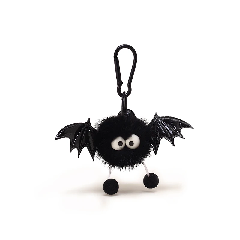 Wholesale Cheap keychain Angel&Demon Cute Plush Stuffed Anime Soft Stuffed Animal Keychain Car Keyring Metal Key Chains