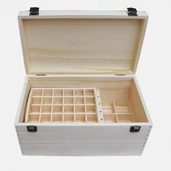 Custom Storage Carved Wooden Essential Multi-tray Jewelry Wooden Storage Box