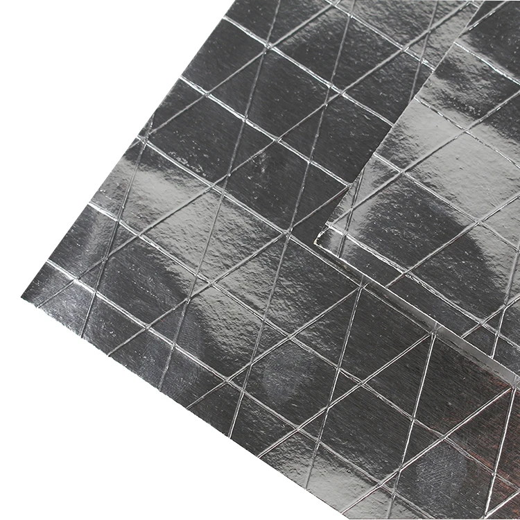 Aluminum foil facing scrim kraft paper