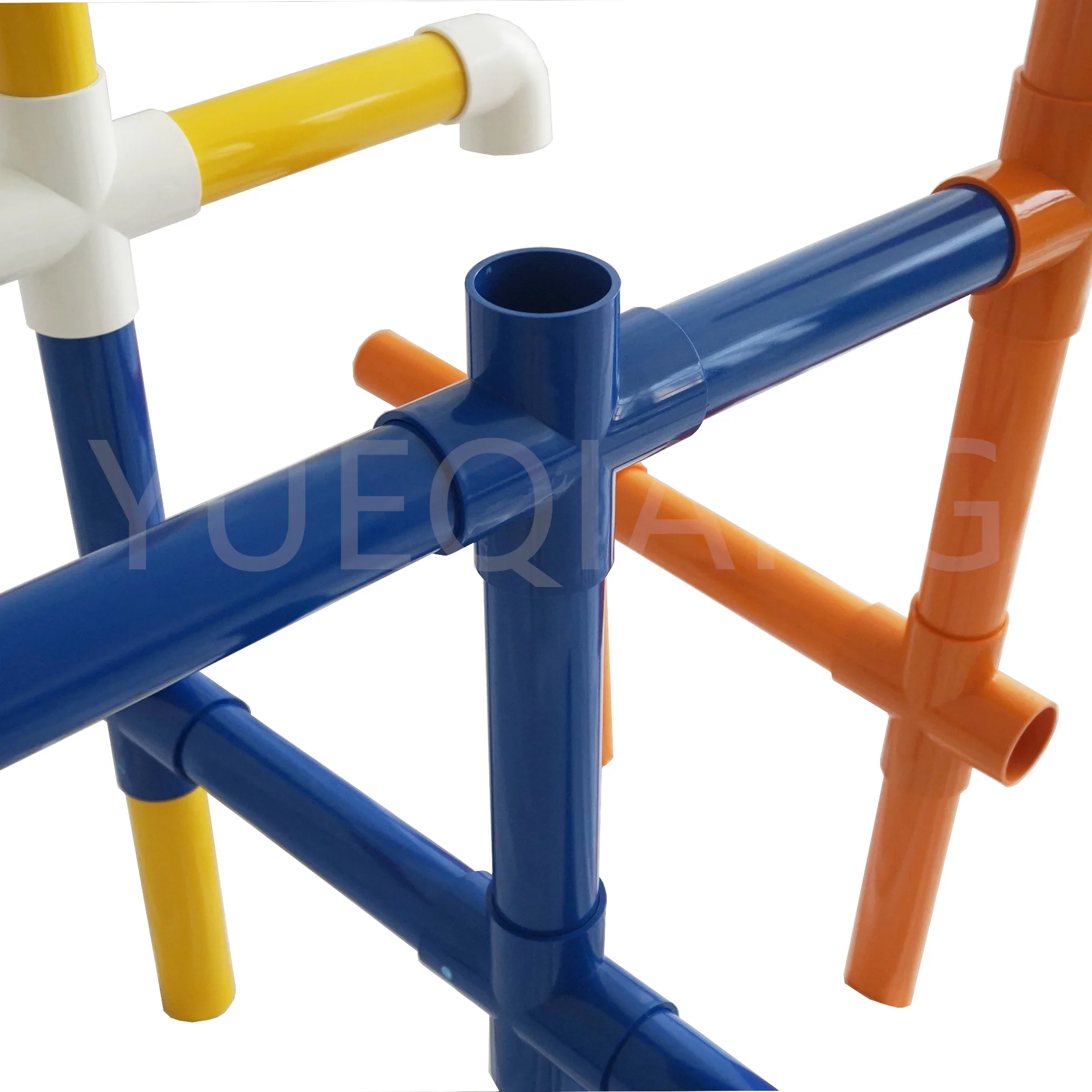 furniture grade colored pvc pipe PVC squuer 63mm wall 3.7mm bule plastic Square Hollow Tube for soap making