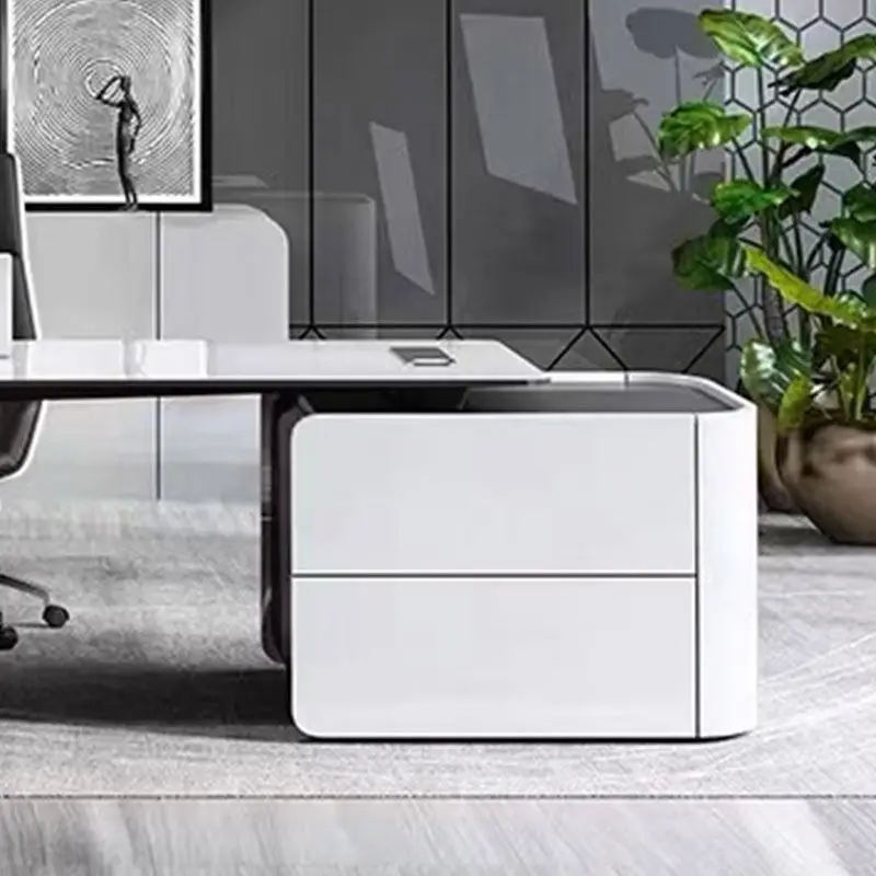 Home Office Desk And Chair Set Smart Executive Office Furniture Table Modern Manager Computer Desk