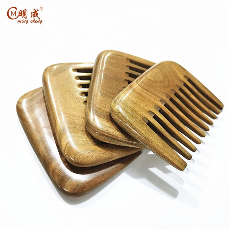 Popular hand make high quality sandal wood custom beard comb for men
