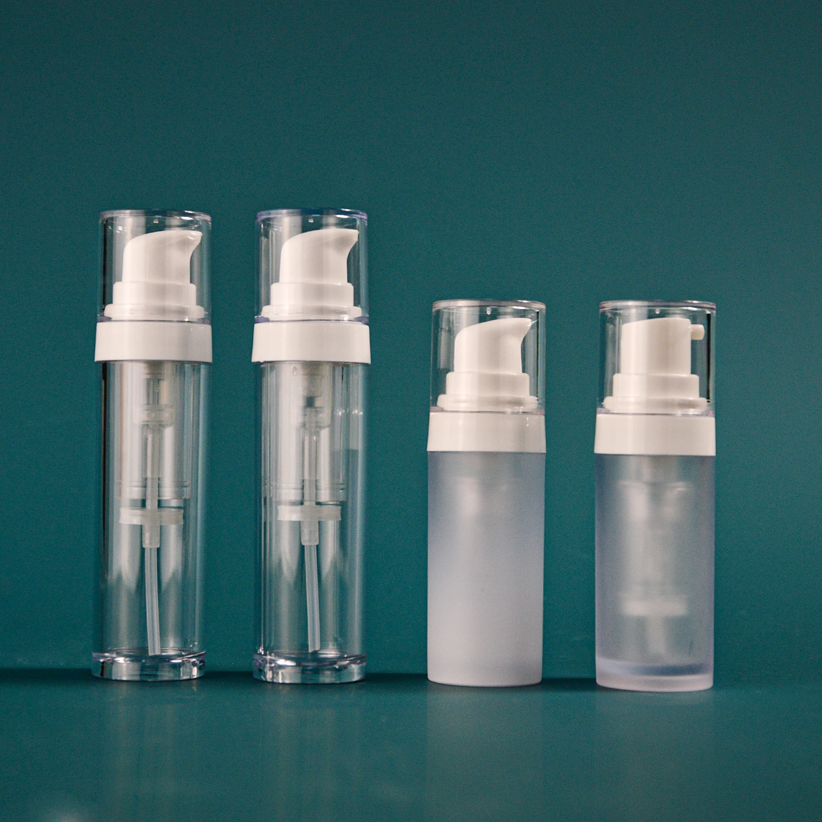 Double Chamber Bottle Powder Oil Mixing Bottle With Pump Water Powder Separation Freeze-dried Powder Two-in-one Mixing Bottle