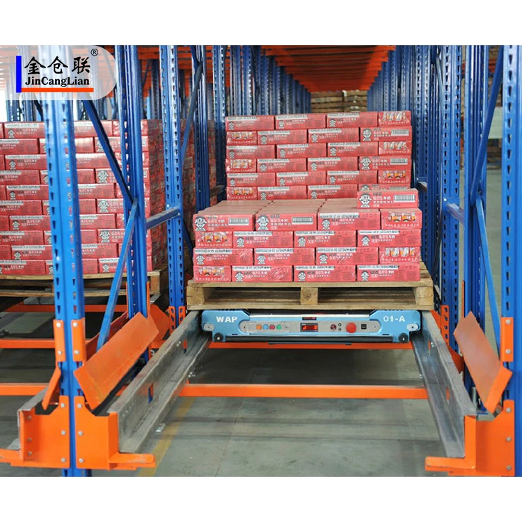 Heavy Duty Robot Pallet Radio Shuttle Racking Shelves Warehouse Shelving Racks For Sale
