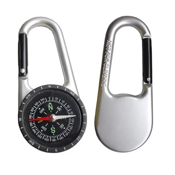 Mini Metal Compass Carabiner Compass Camping Compass